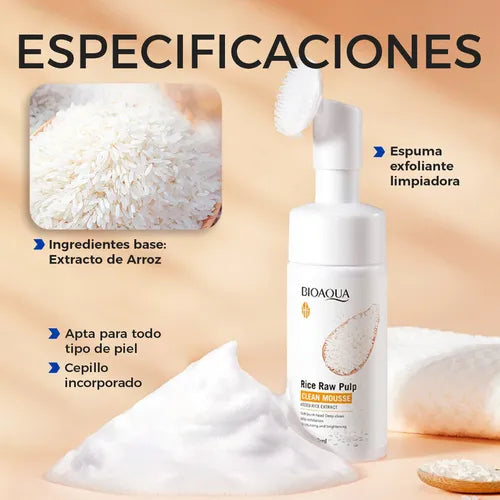 Limpiador Facial de Arroz 120ml/ Fardo Q200 de 12U