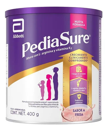 Pediasure fresa 400g/ fardo a 3,430.00 de 24u