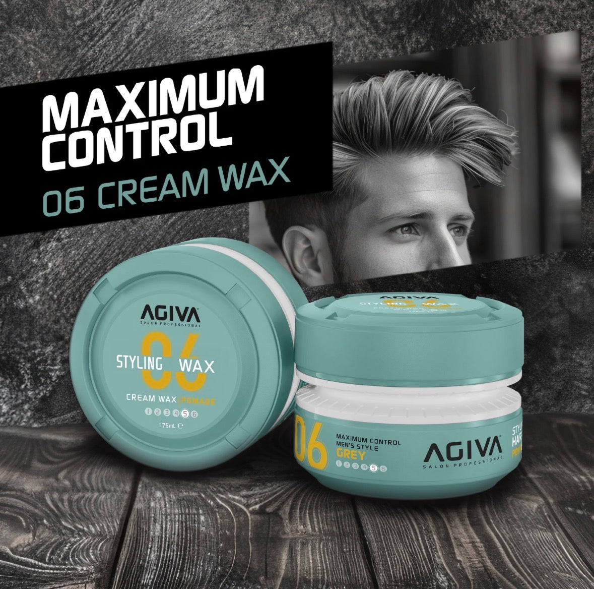 CERA AGIVA HAIR WAX 175ml/FARDO Q330 DE 12U.