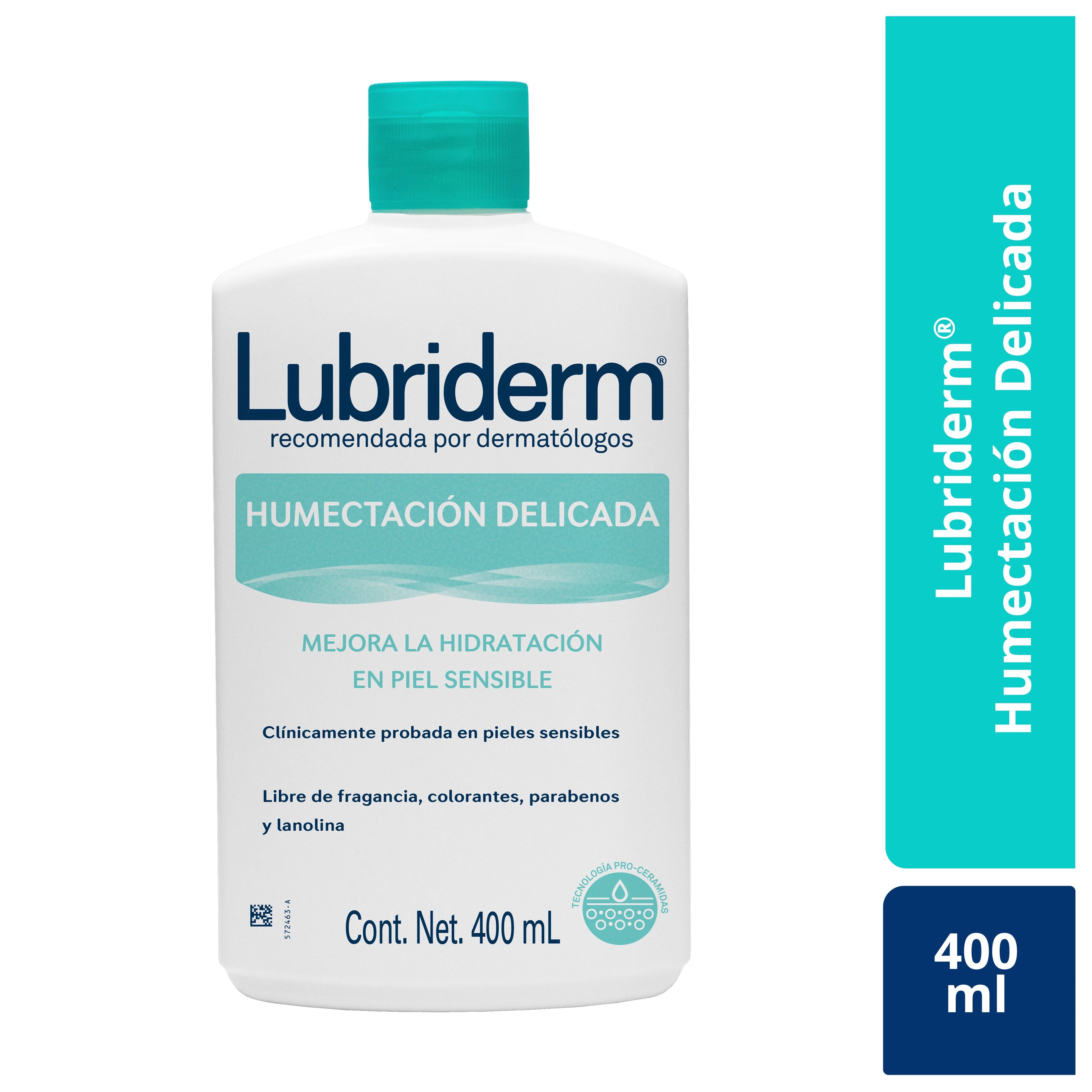 Lubriderm Piel Sensible 400ml/ Fardo Q445 de 12U