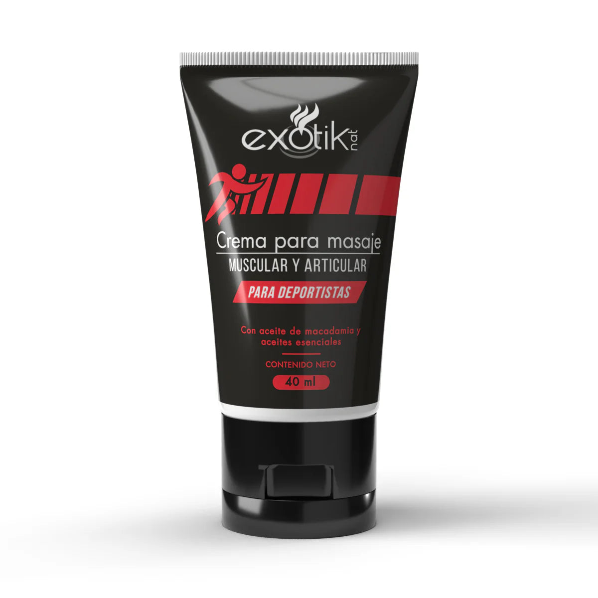 Crema para masaje muscular exotik nat 40ml / fardo Q395 de 12u