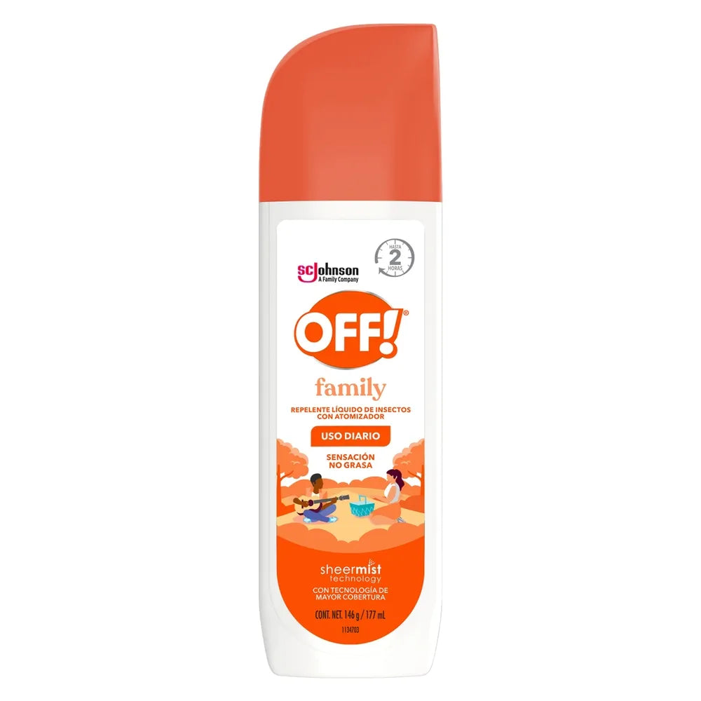 OFF  FAMILY Repelente Spray 177ml fardo Q360/12U
