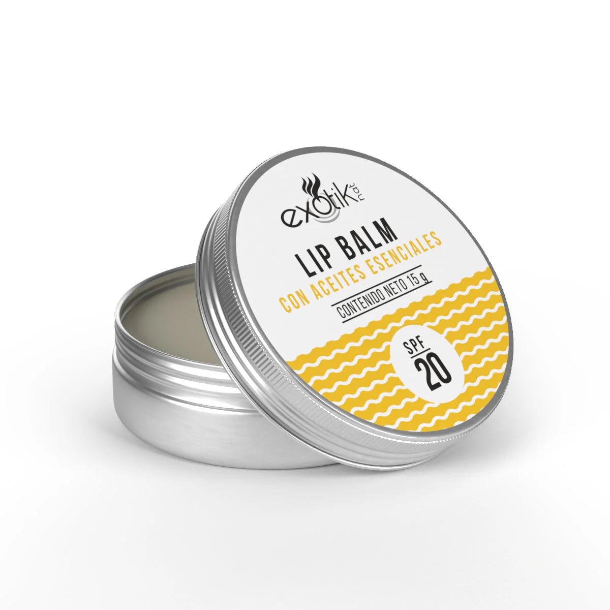 Balsamo labial con protector solar exotik nat 15g / Fardo Q250 de 12u