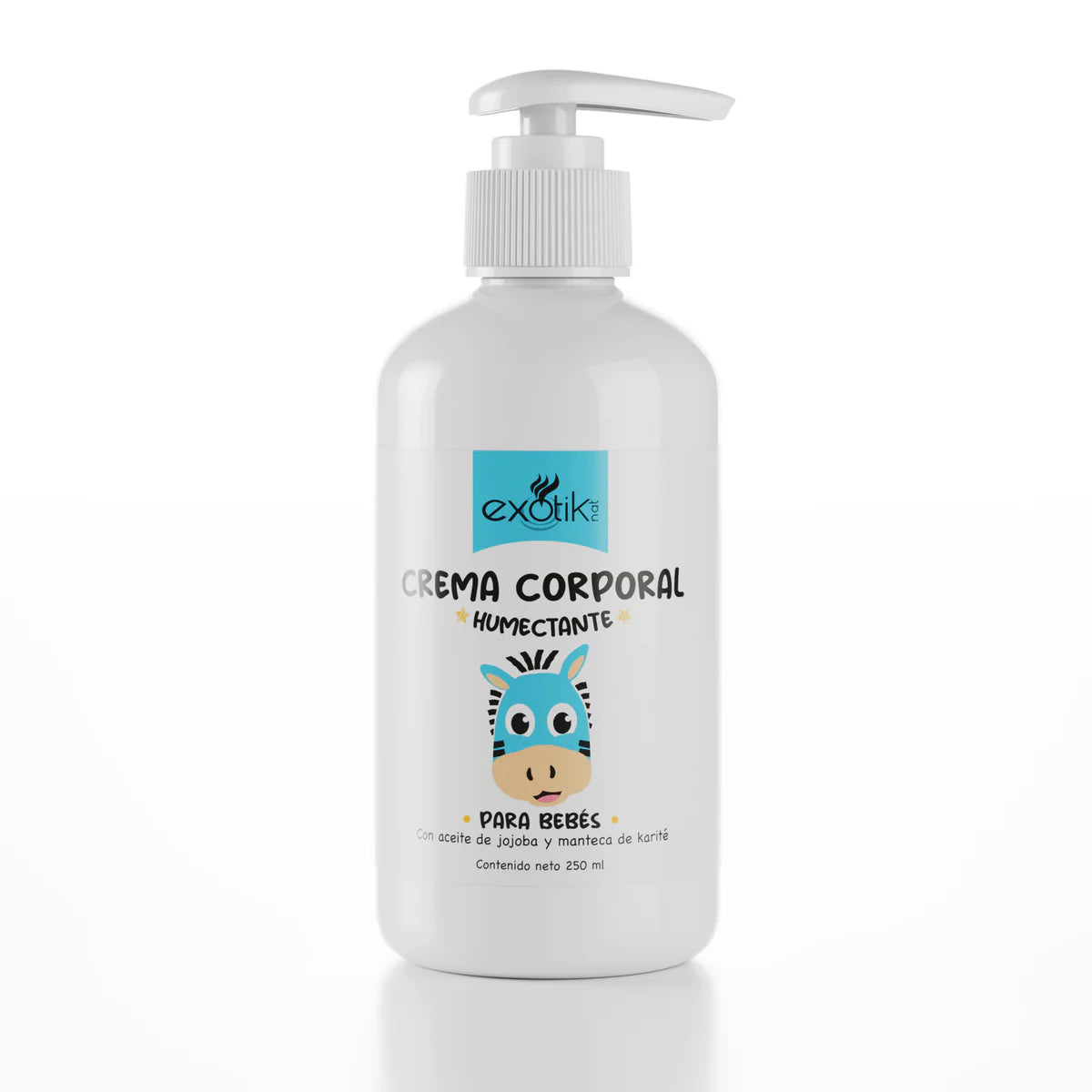 Crema humectante para bebé exotik nat 250ml/ fardo Q840 de 12u