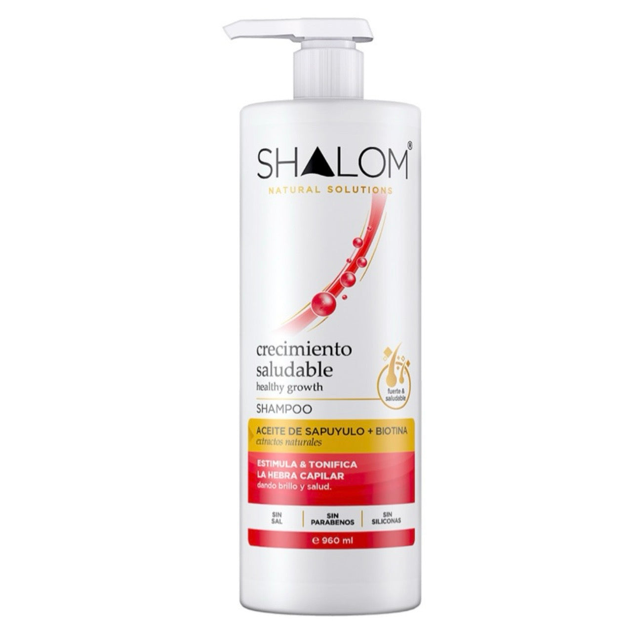 Shalom Sh crecimiento saludable 960ml/ Fardo Q430 de 9u