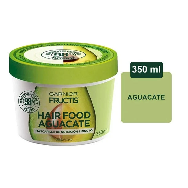 Garnier Fructis mascarilla aguacate Nutrición 350g  Fardo 400/12U