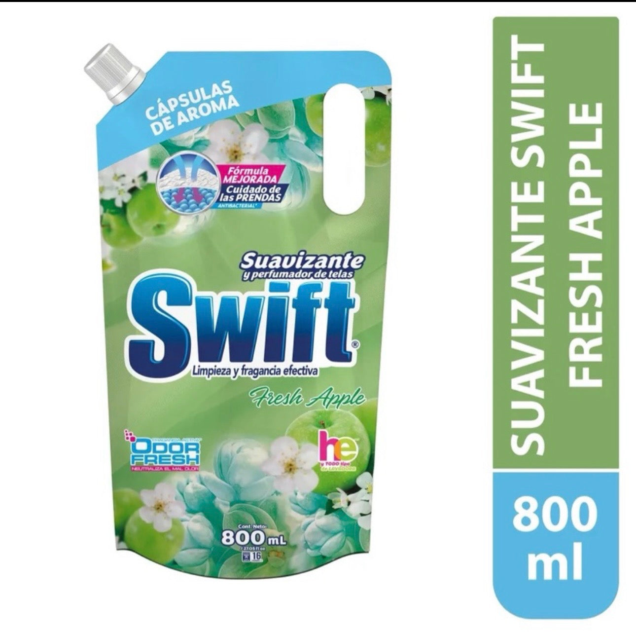 Swift suavizante primaveral 800ml/ Fardo Q90 de 12u
