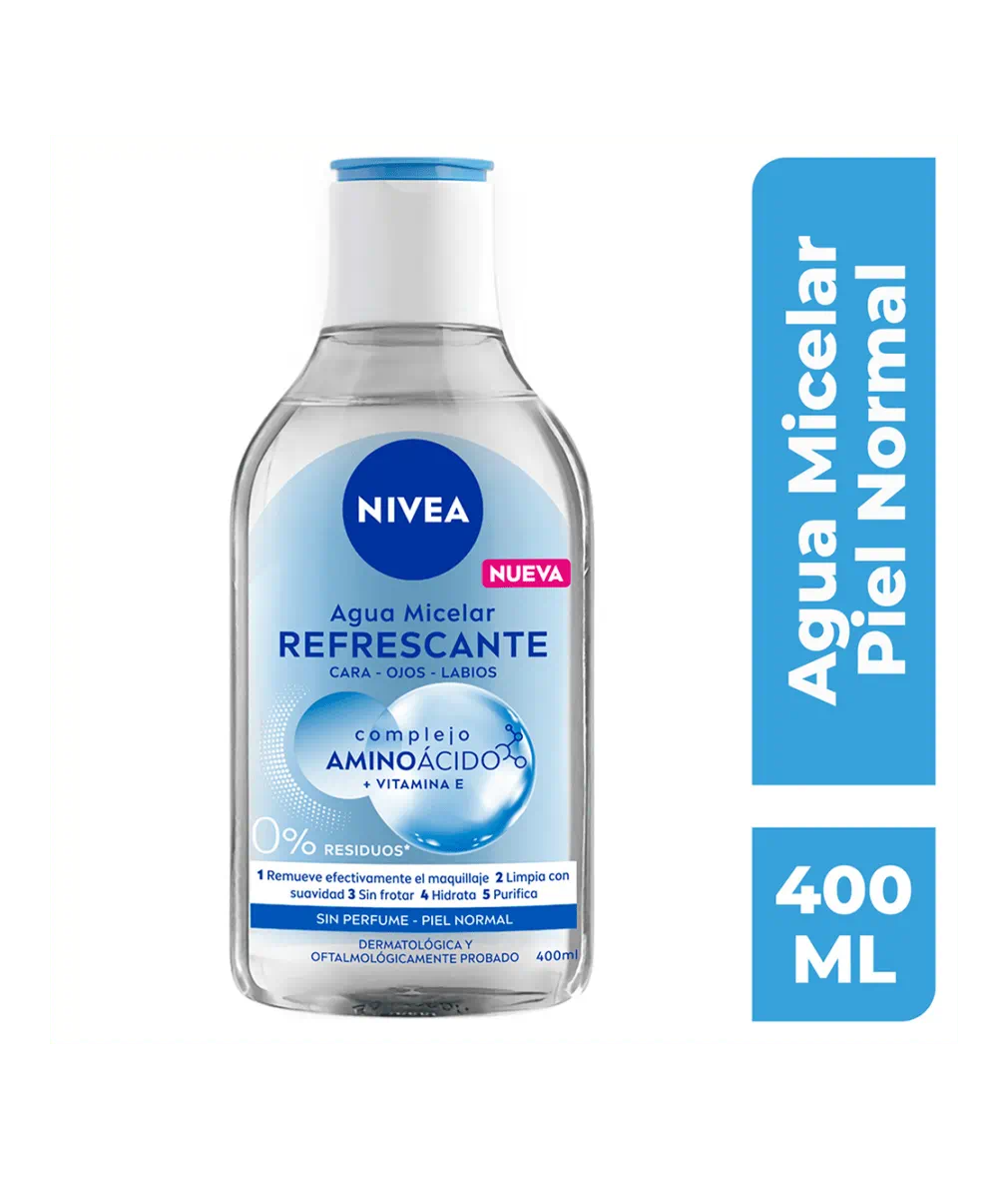 Nivea Agua Micelar Refrescante 400ML Fardo 725/12U