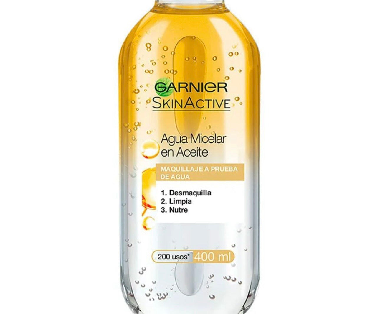 Garnier Agua Micelar en Aceite 400ML. Fardo 780/12U