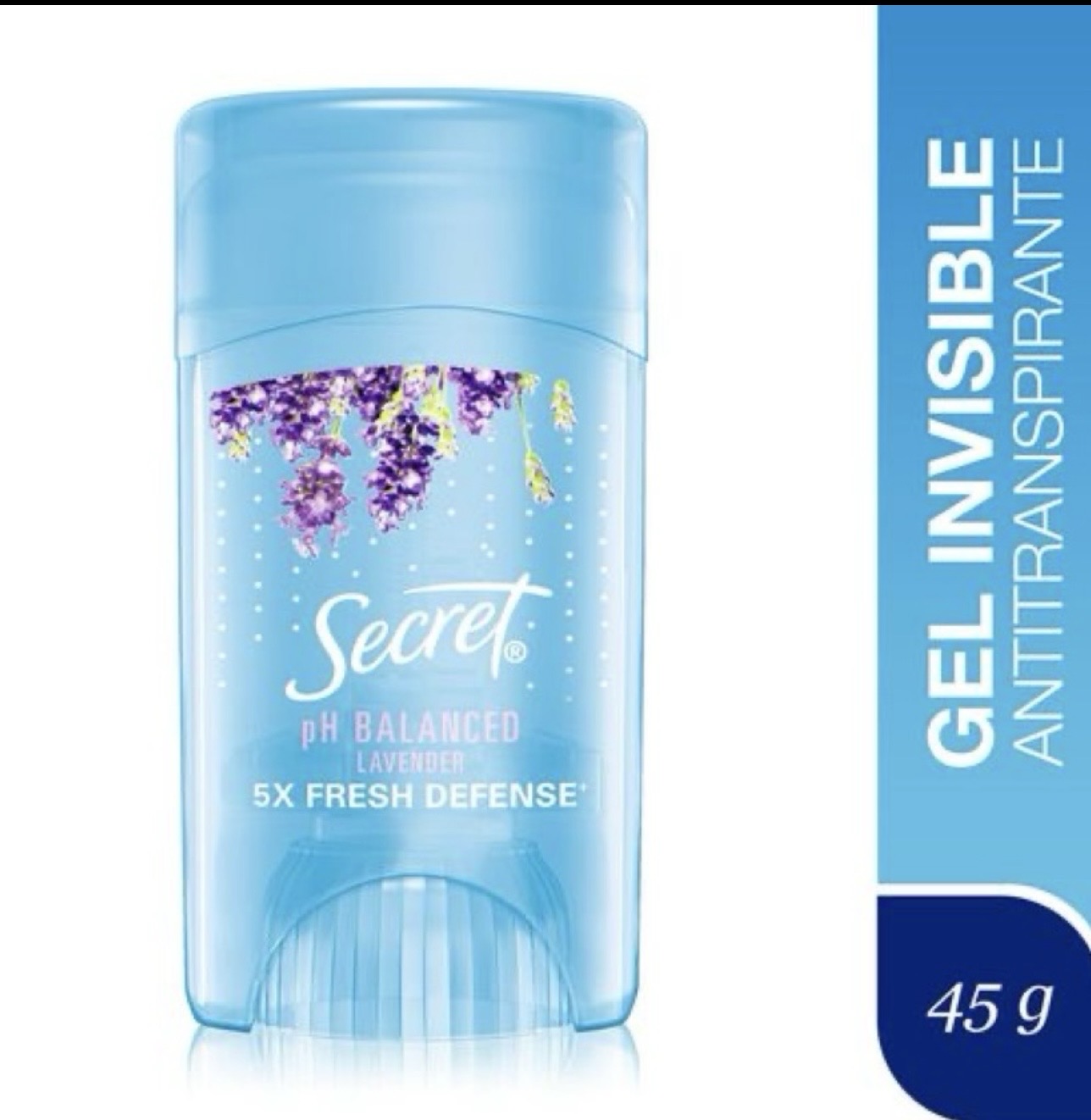 Secret gel ph balanced lavender 45g/ fardo a 285.00 de 12u