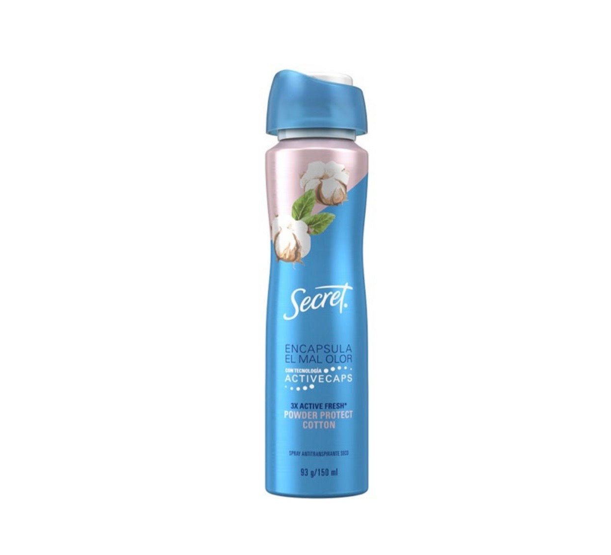 Secret spray powder protect cotton 150ml/ fardo a 270.00 de 12u