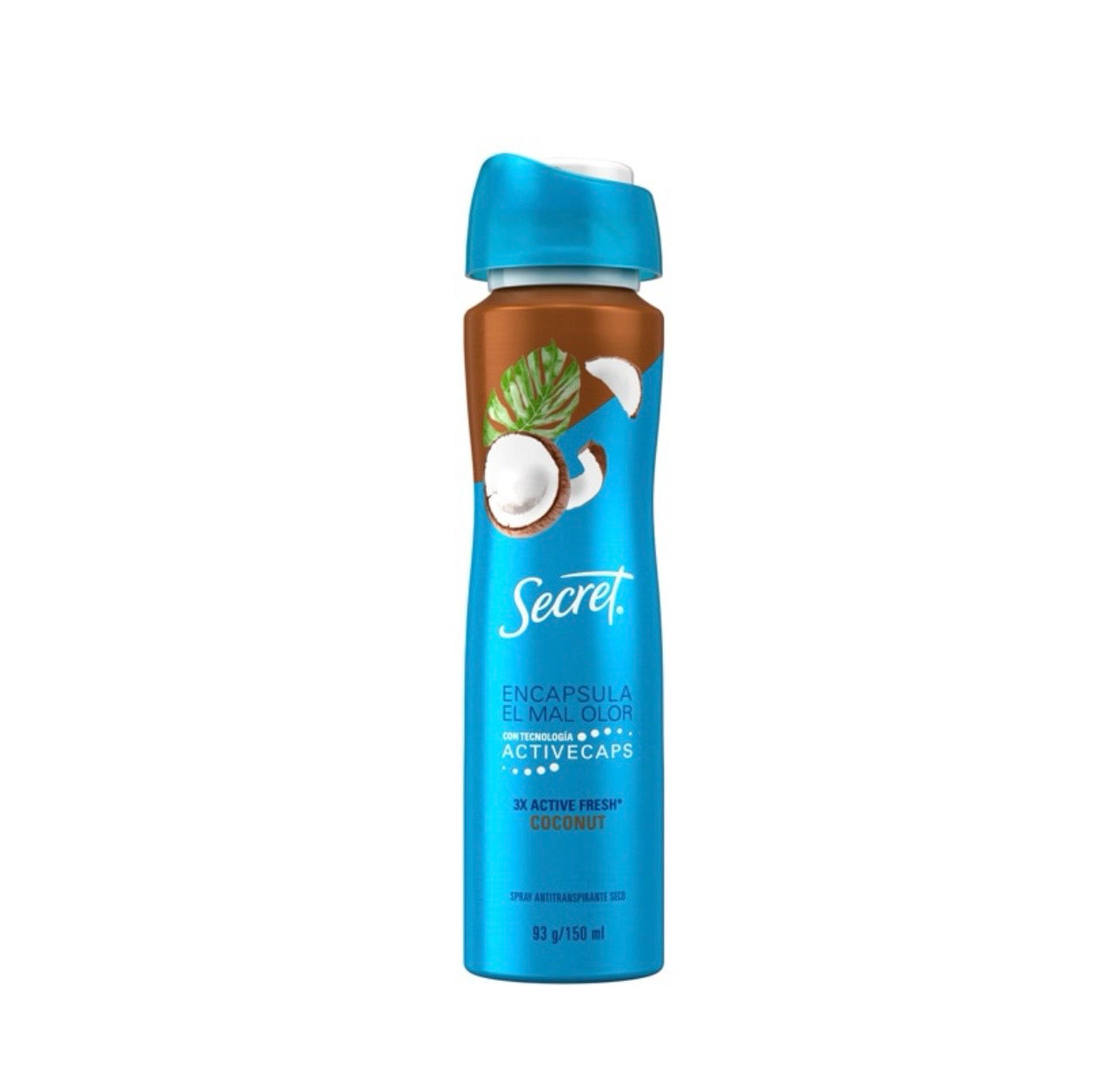 Secret spray coconut 150ml/ fardo a 270.00 de 12u