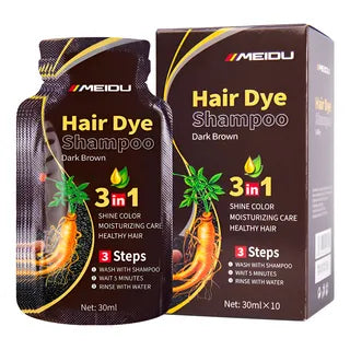 Hair Dye Café oscuro 30 ml sachet  Fardo 480/12U