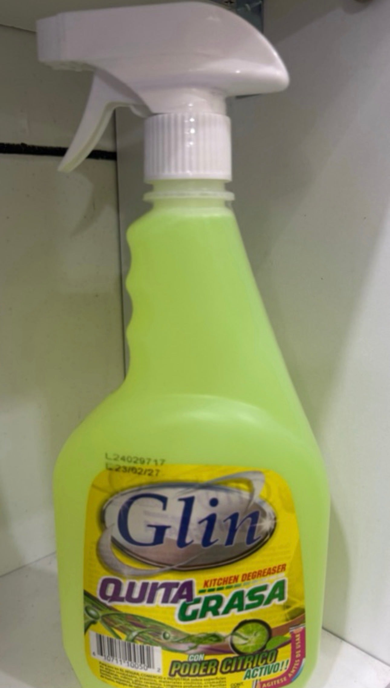 Glin quita grasa poder citrico 850ml/ fardo a 145.00 de 12u