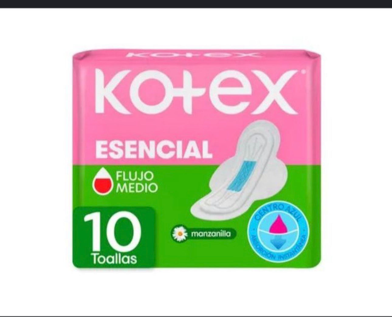 Kotex Esencial Manzanilla FARDO Q150 /24U