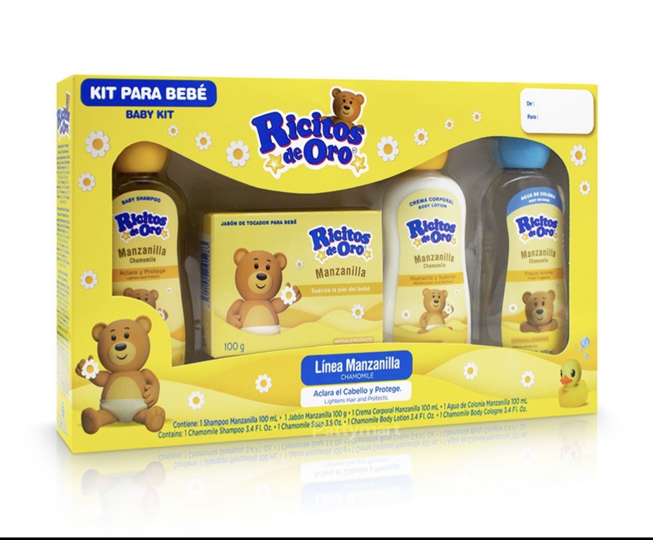Kit Baby Ricitos de Oro Manzanilla/ Fardo Q840 de 12U