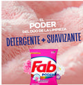 Fab poder  suavisante rosado 250g/ fardo a 95.00 el fardo de 40u
