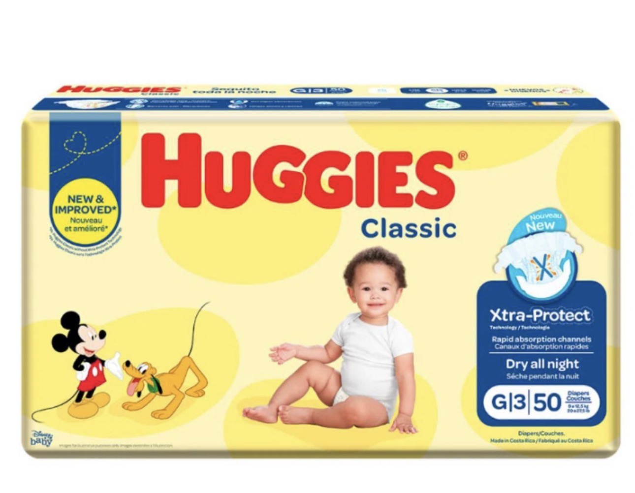 Huggies Classic G/3 50 pañales Fardo Q 440/6U