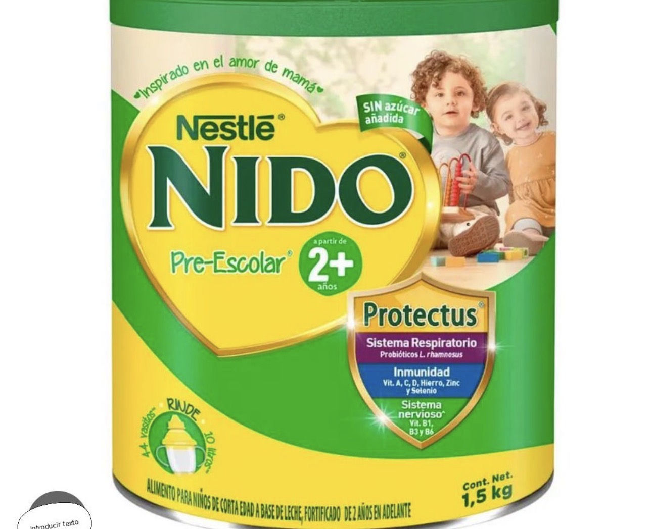 Nido PreEscolar 2+  1.5KG  Fardo Q 730/6U
