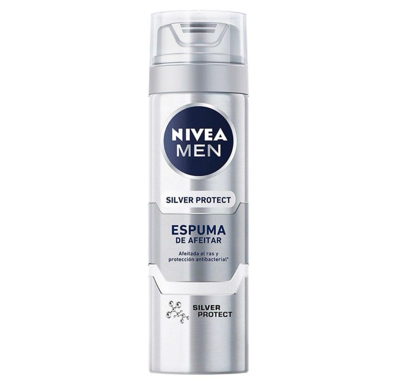Espuma de afeitar silver protect 200ml/ Fardo Q465 de 12U