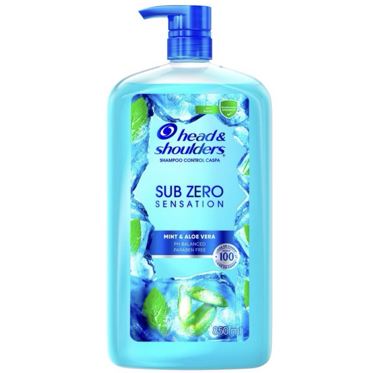 Head&shoulder sub zero 850ml/ Fardo Q750 de 9 unidades