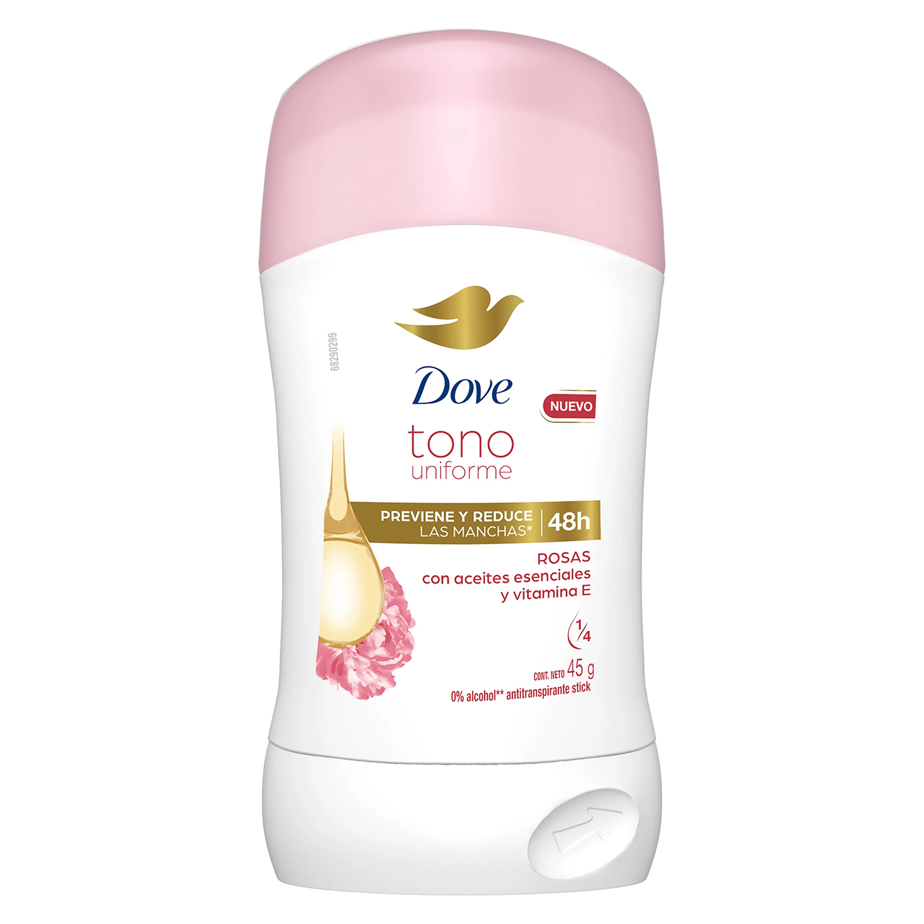 Dove tono uniforme rosas 45g/ Fardo Q260 de 12U
