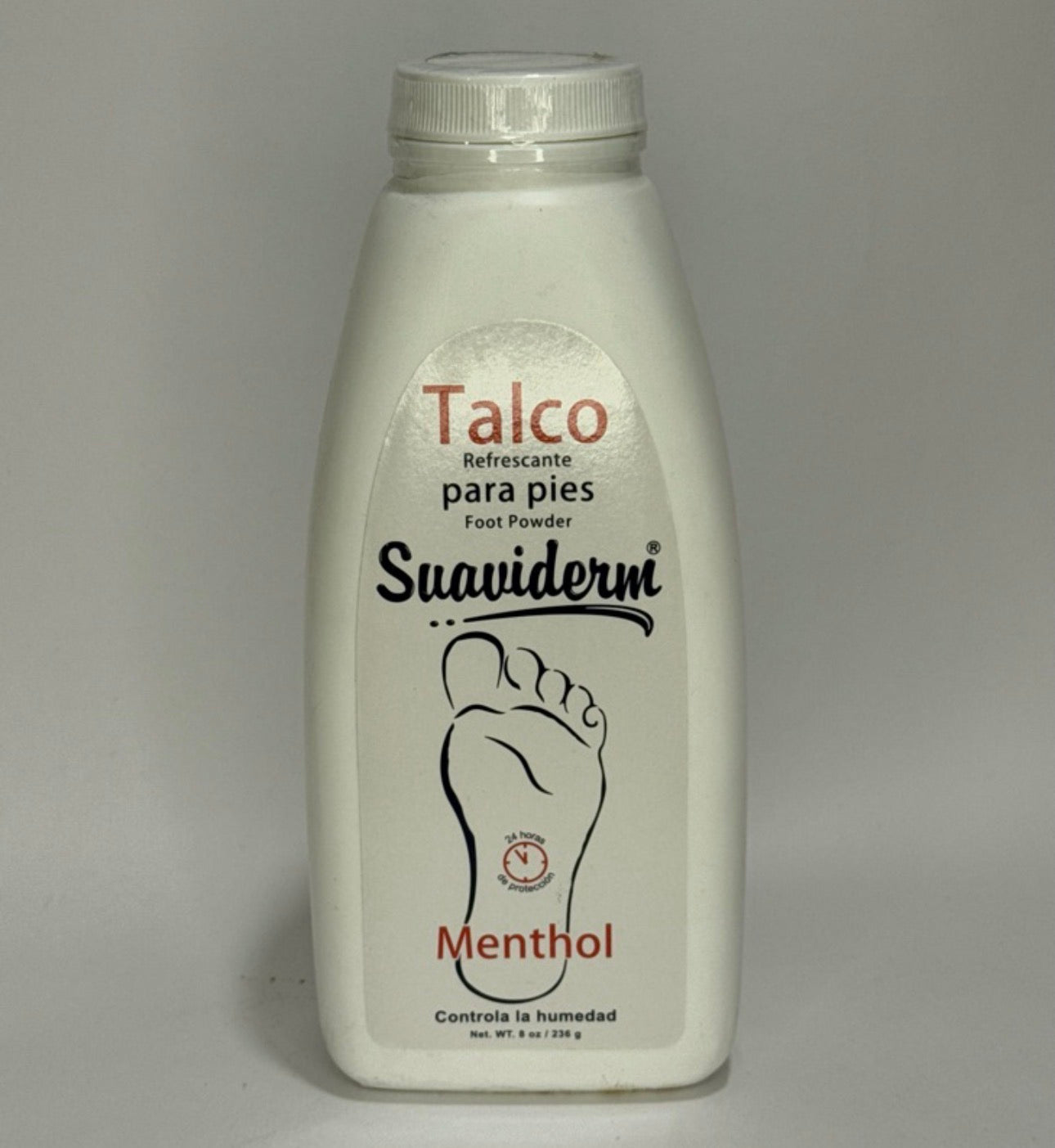 Talco para pies Suaviderm menthol 236ml/ fardo a 170.00 de 12u