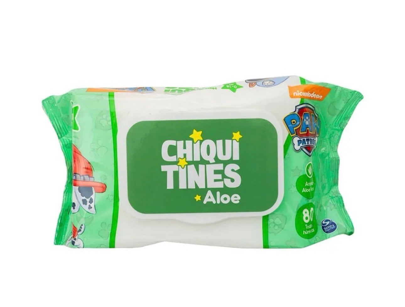 Toallas humedas chiquitines aloe/ fardo Q100 de 12 paquetes