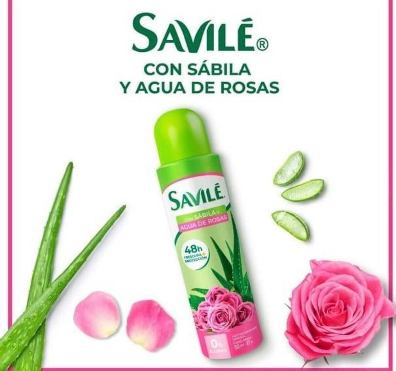 Savile Agua de Rosas Spray 150mL /fardo Q240/12U