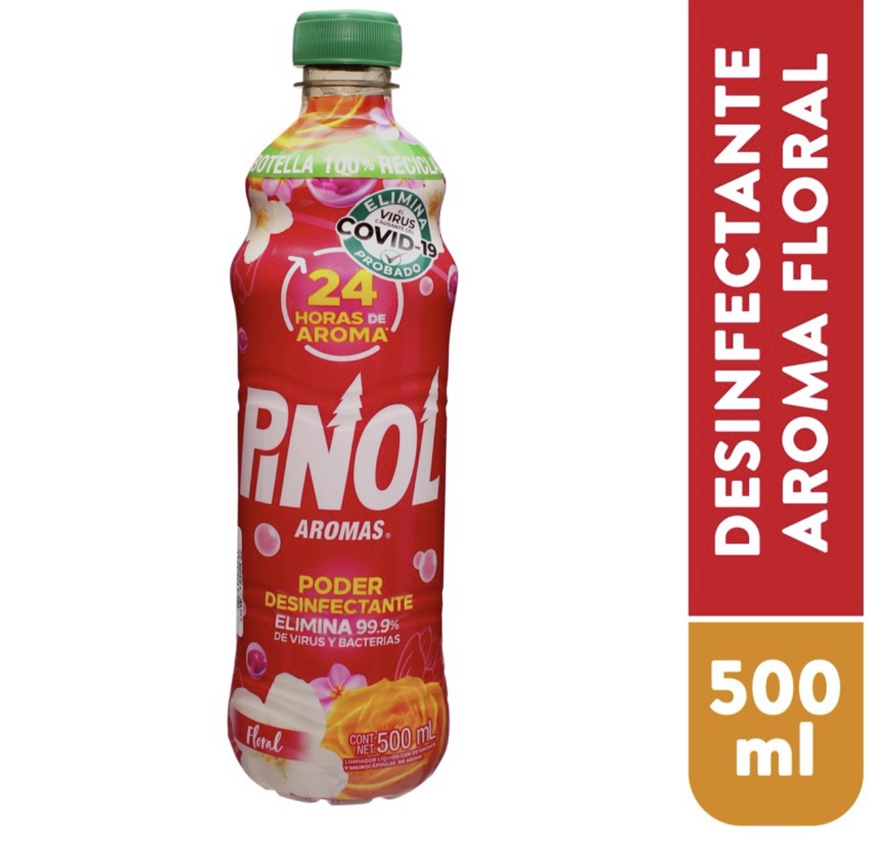 Pinol 500ml floral/ Fardo Q210 de 20u