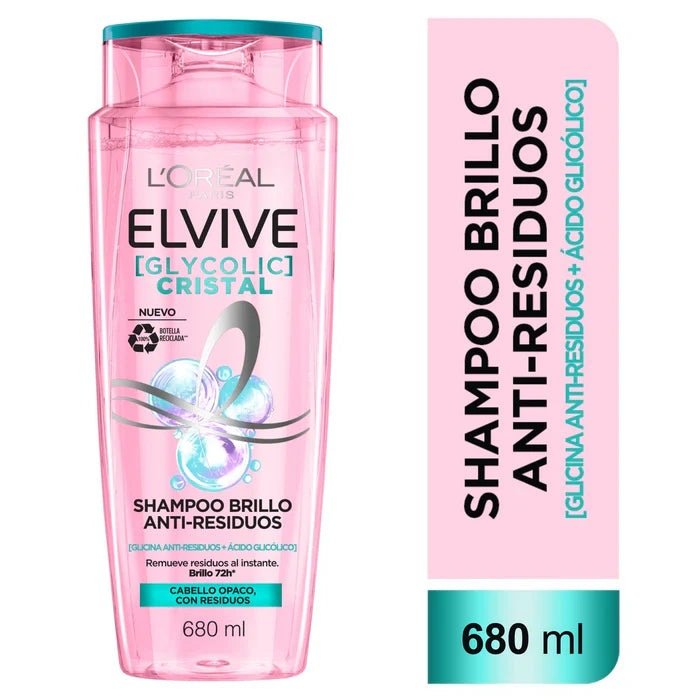 Elvive Sh Cristal 680ML /Fardo Q 540/12U