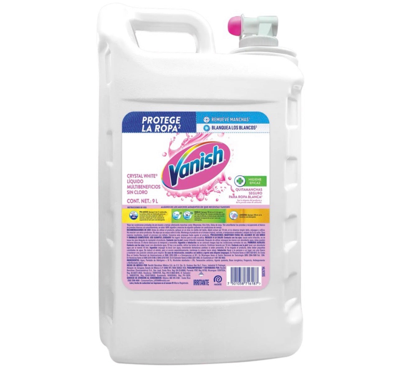 Vanish ropa blanca 10L/ ferdo a 375 de 3u