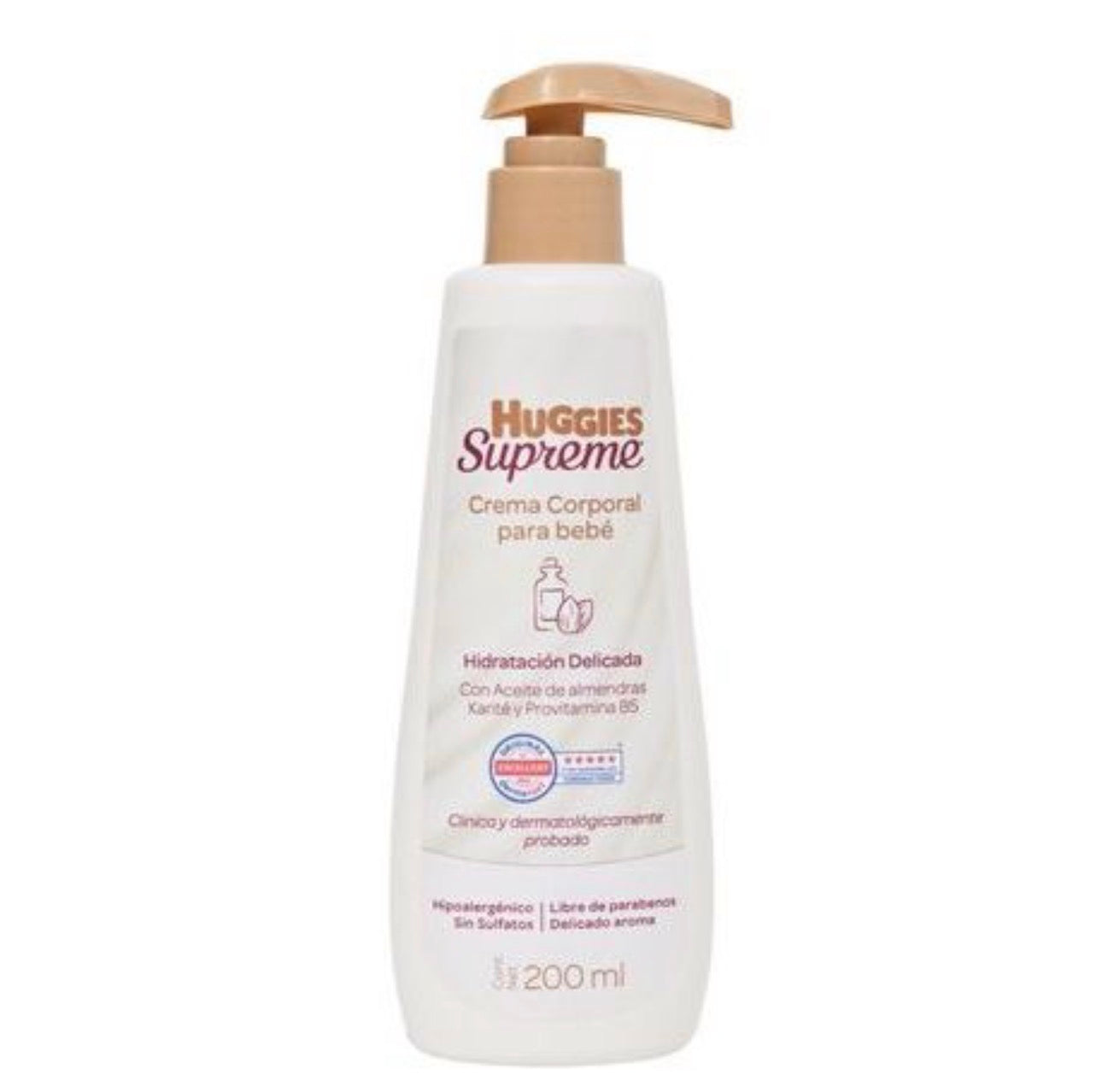 Huggies Supreme crema corporal 200ML /Fardo Q460/12U