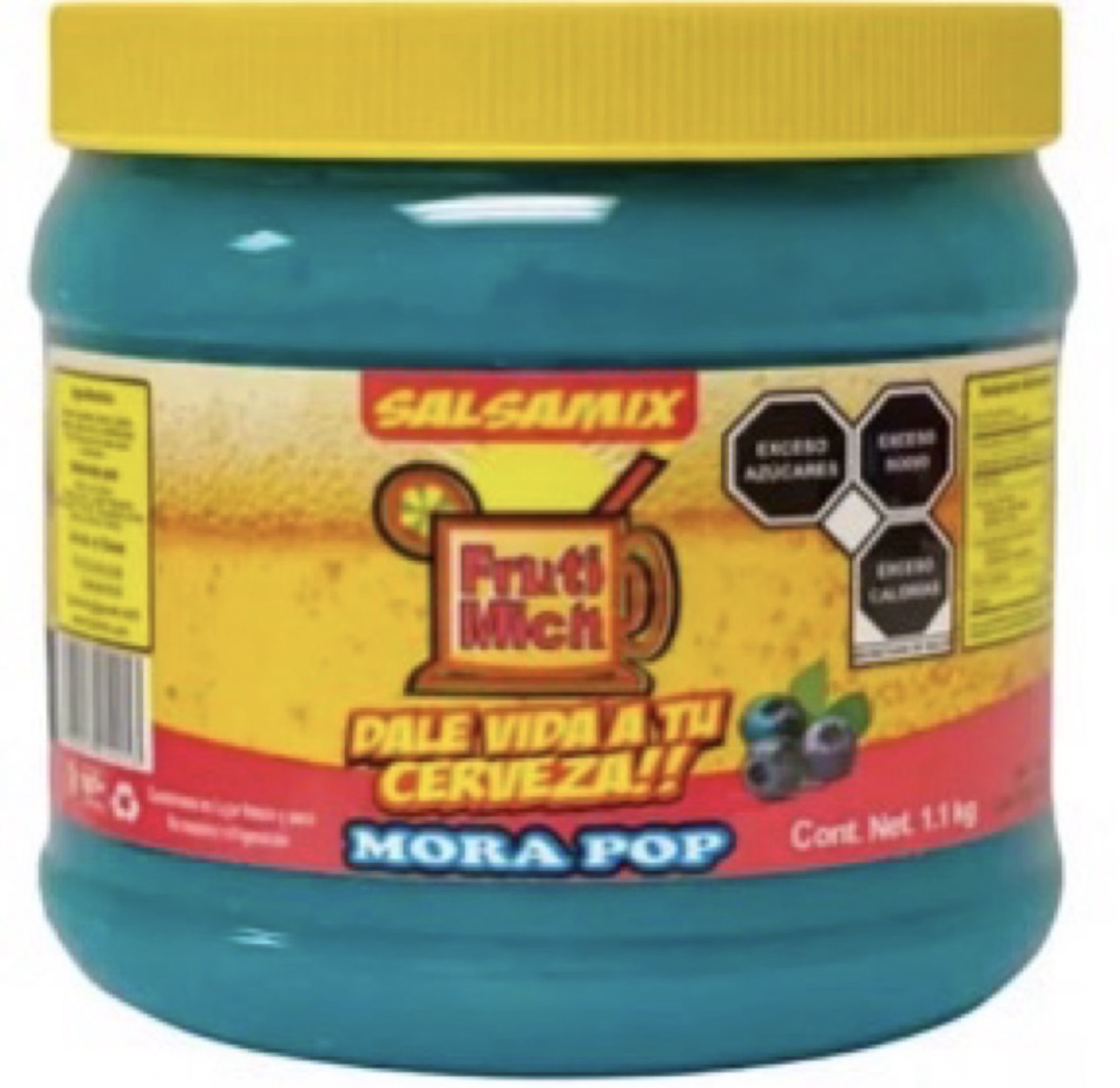 Fruti mich starchar mora pop 1.1kg/ fardo a 390 de 12u