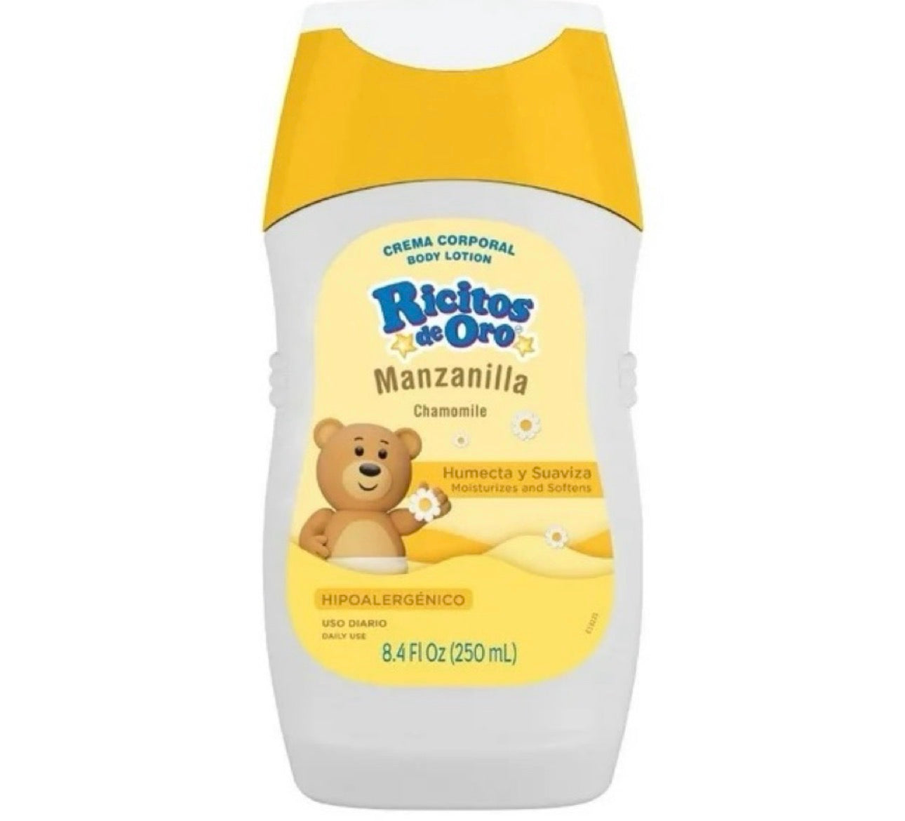 Ricitos crema corporal Manzanilla 250ml/ fardo a 350 ee 12u