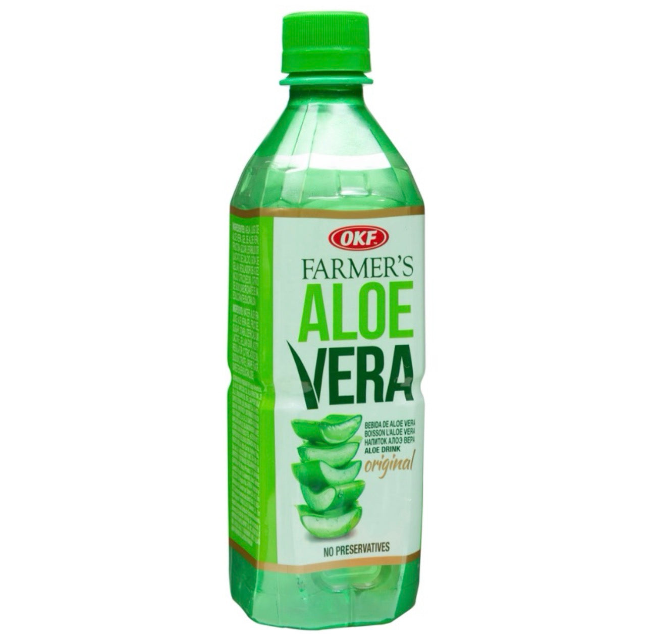 OKF farmers aloe vera 500ml / Fardo Q160 de 20 unidades