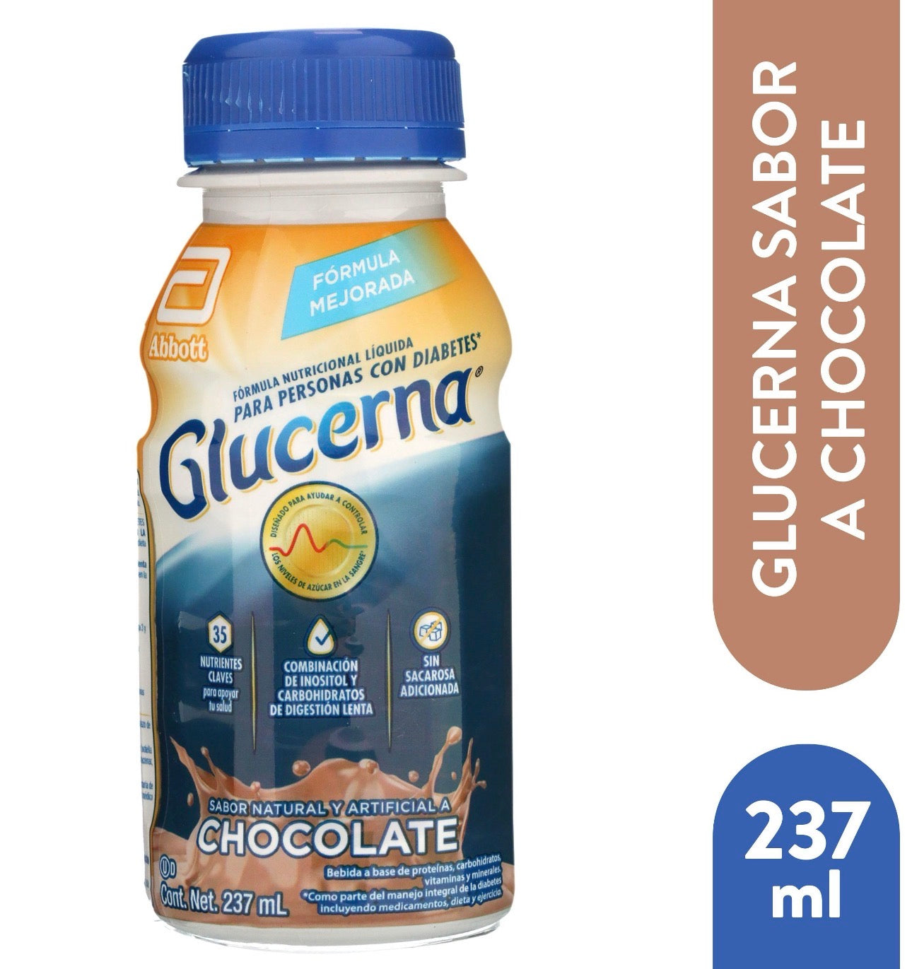 Glucerna Chocolate 237ml /Fardo Q360/16U