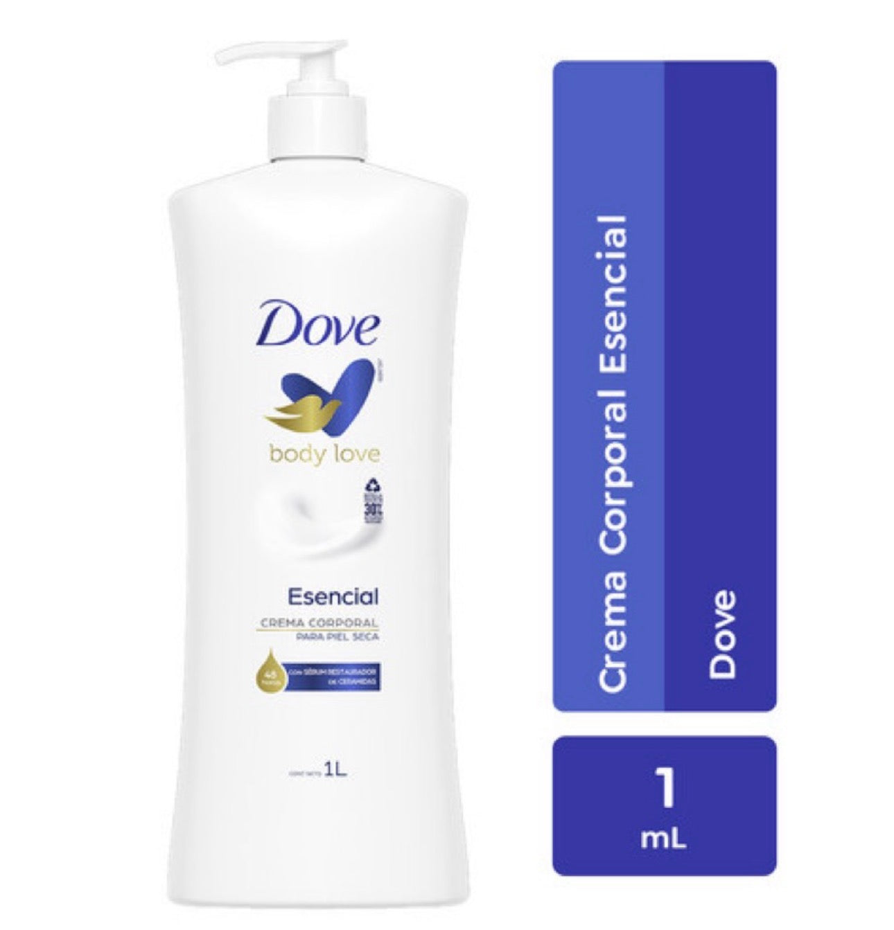 Dove body love 1L/ fardo a 720 de 12u