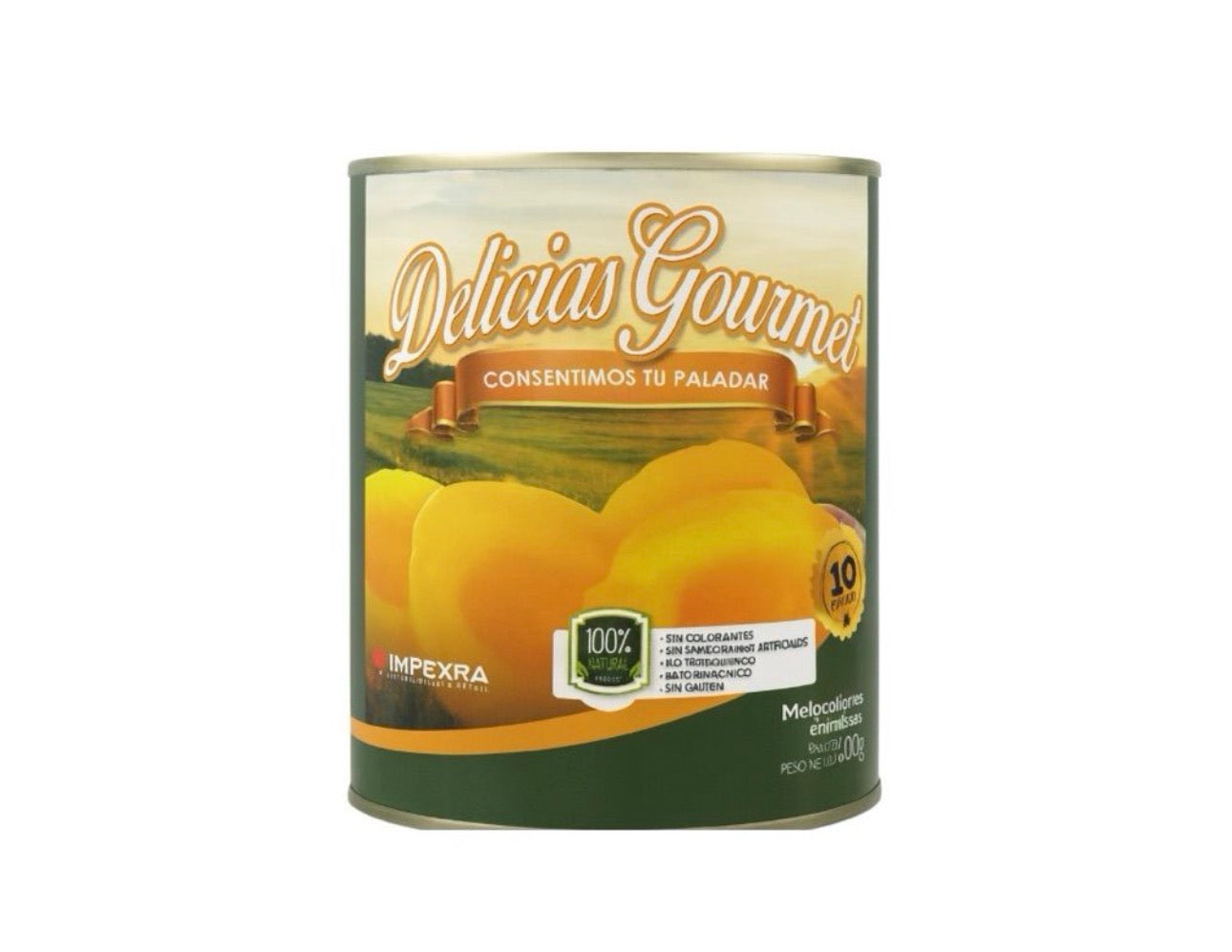Melocoton Delicias Gourmet / fardo Q 200.00 de 12