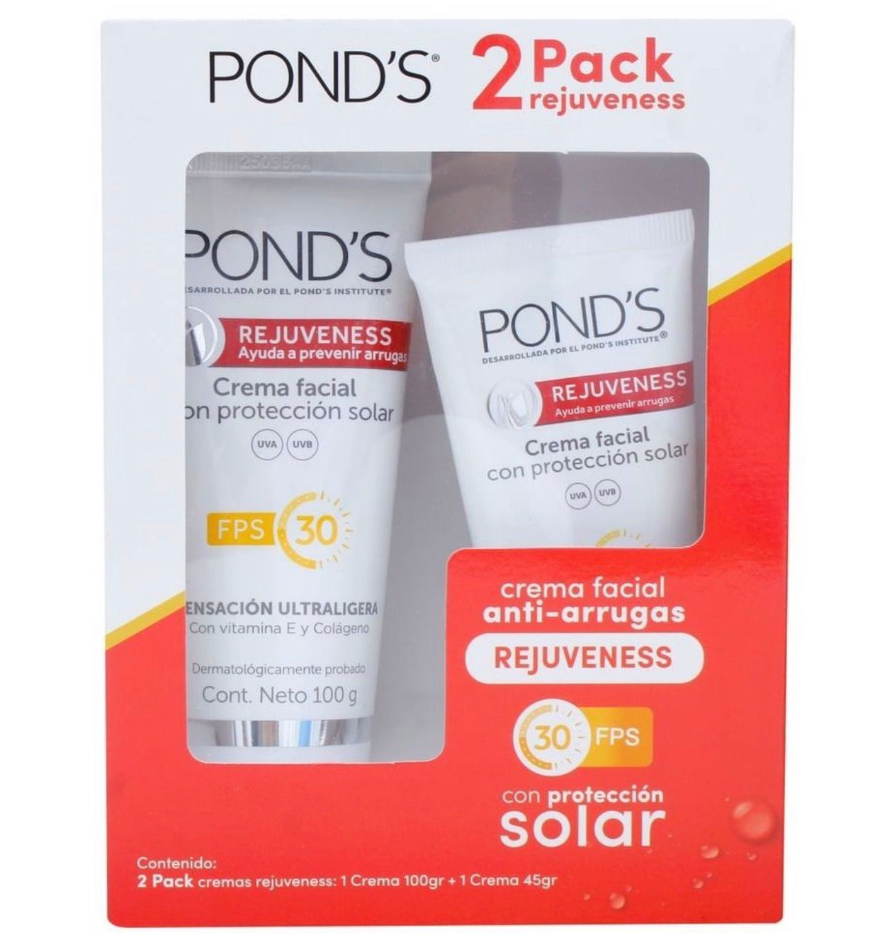 Pond's Rejuveness 2 pack 100g y 45g /Fardo Q360/6 duos