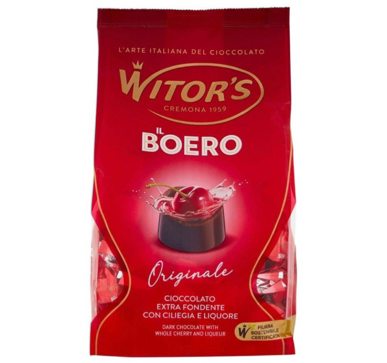 Boero chocolate con licor / 1,110 de 6 bolsas