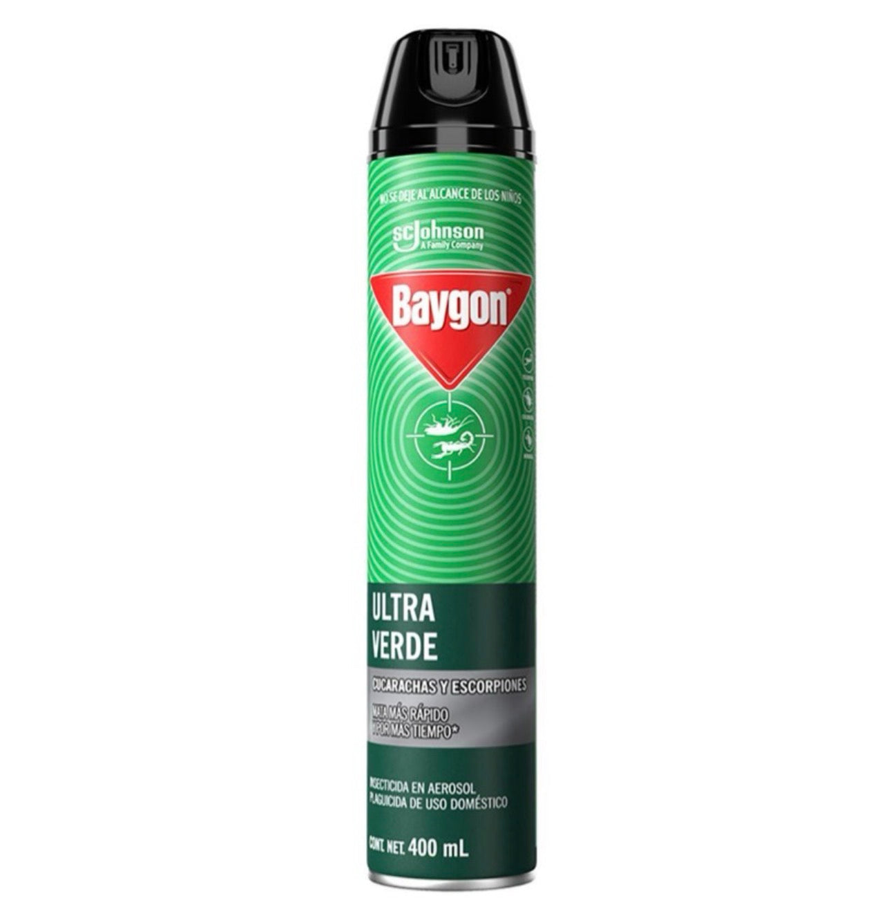 Baygon ultra verde 400ml / Fardo Q285 de 12u