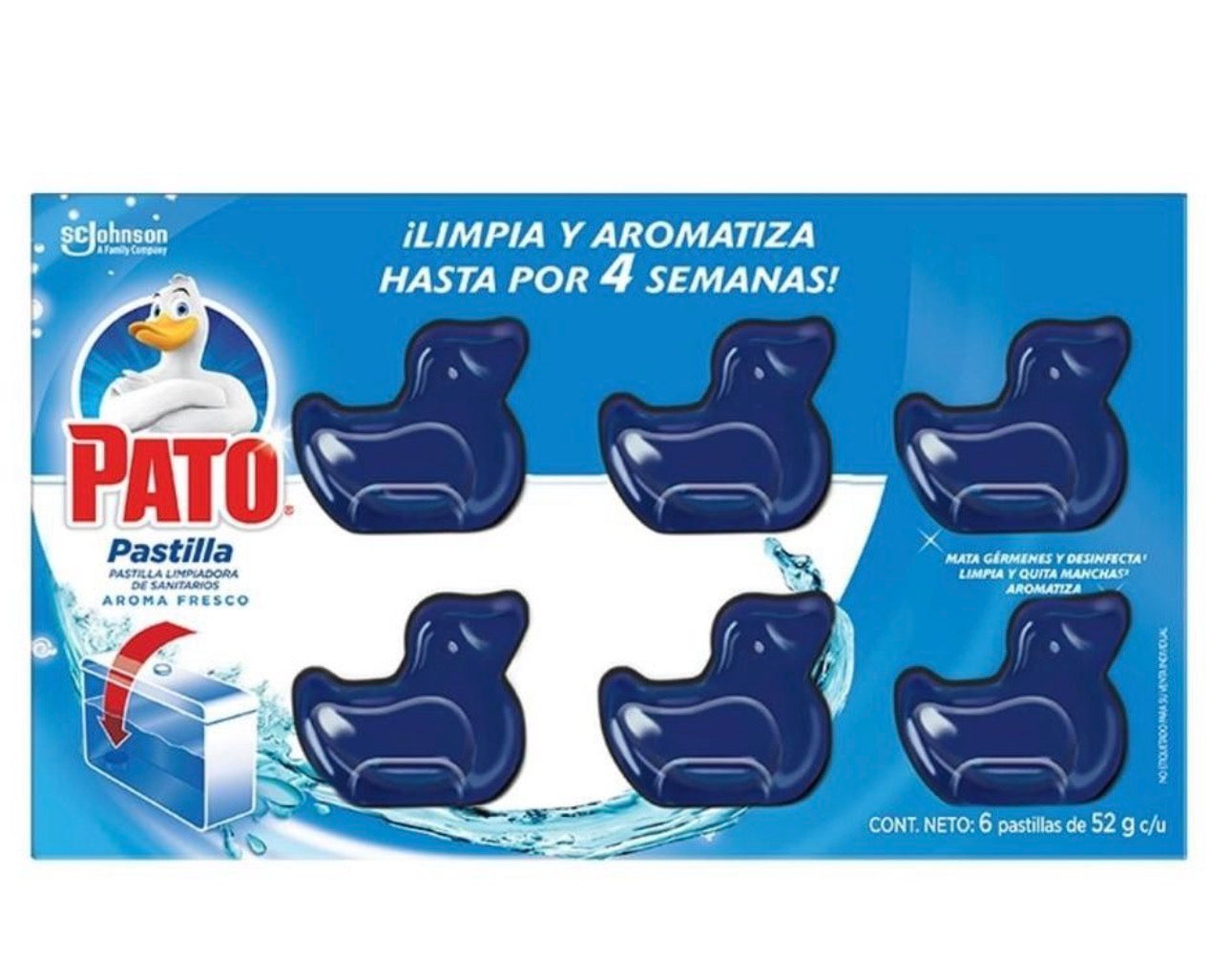 Pato pastilla limpiadora de sanitario / Q680/12U