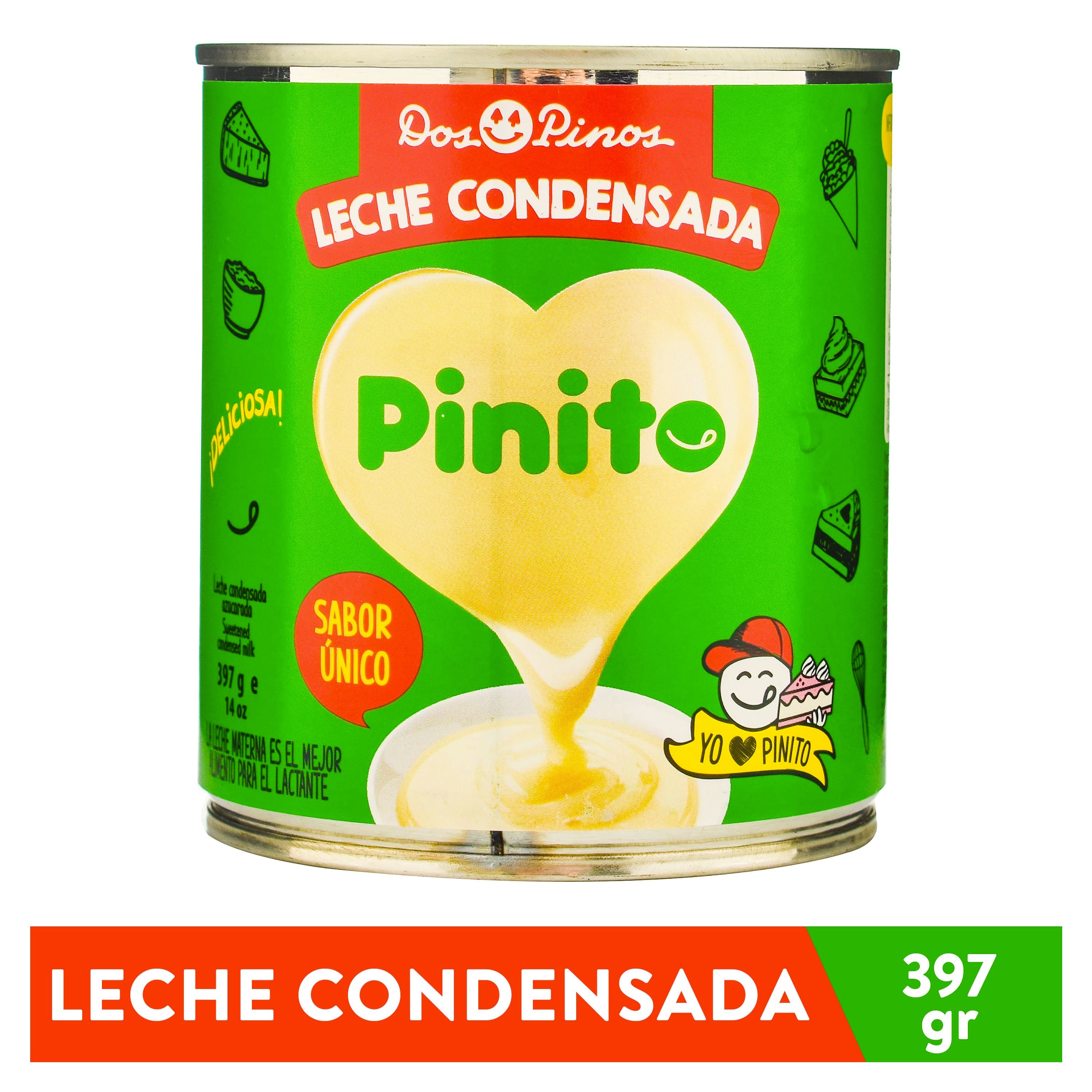 Leche Condensada Pinito 397g/ 145.00 de 12U