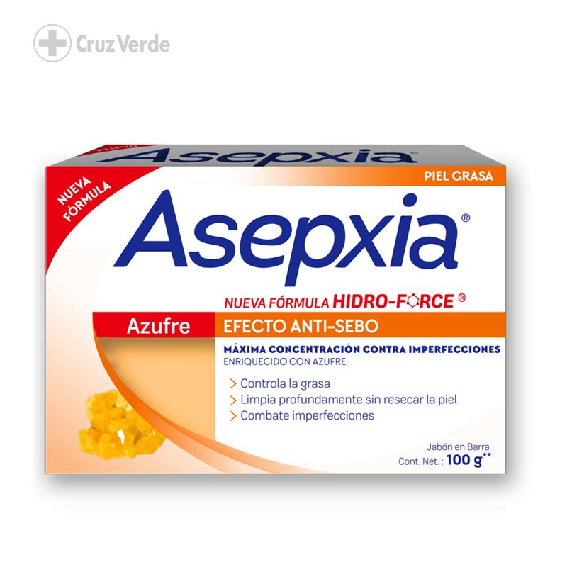 Asepxia azufre 100g / fardo a 240.00 de 20u
