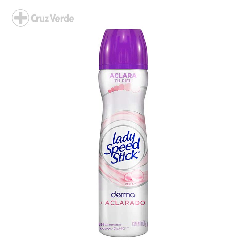 Lady Speed Stick Derma Aclarado Nácar 150ml/ Fardo Q280 de 12U