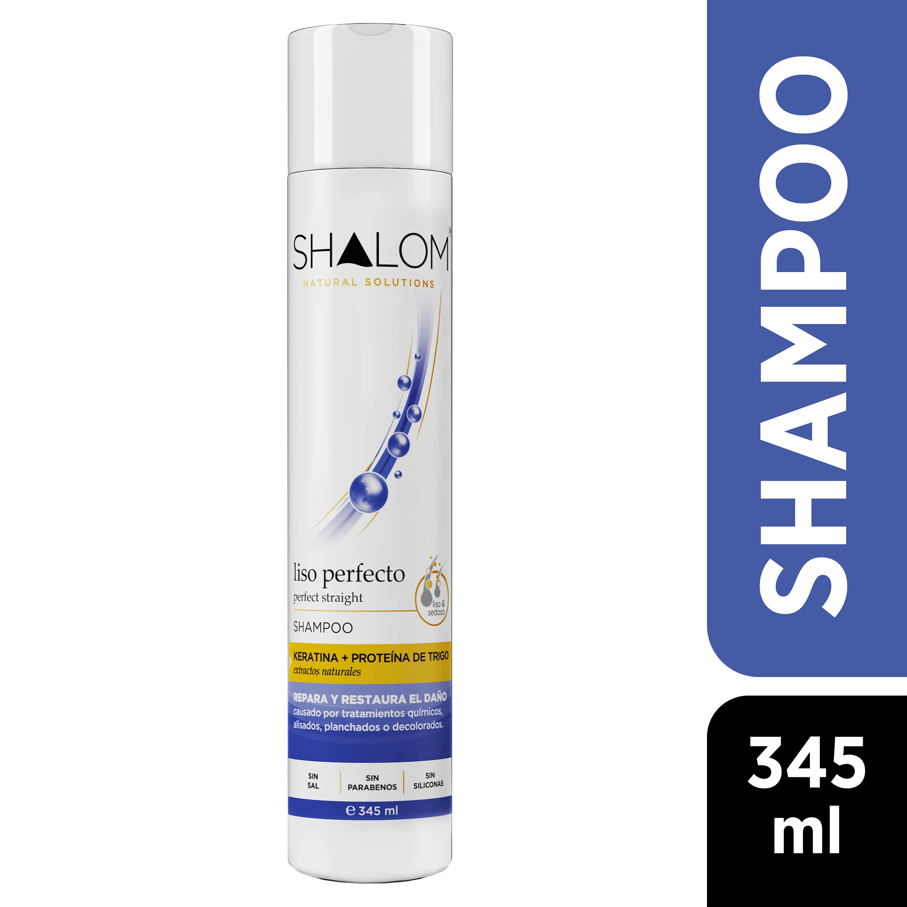 Shalom Sh liso perfecto 345ml/ Fardo Q245 de 12U