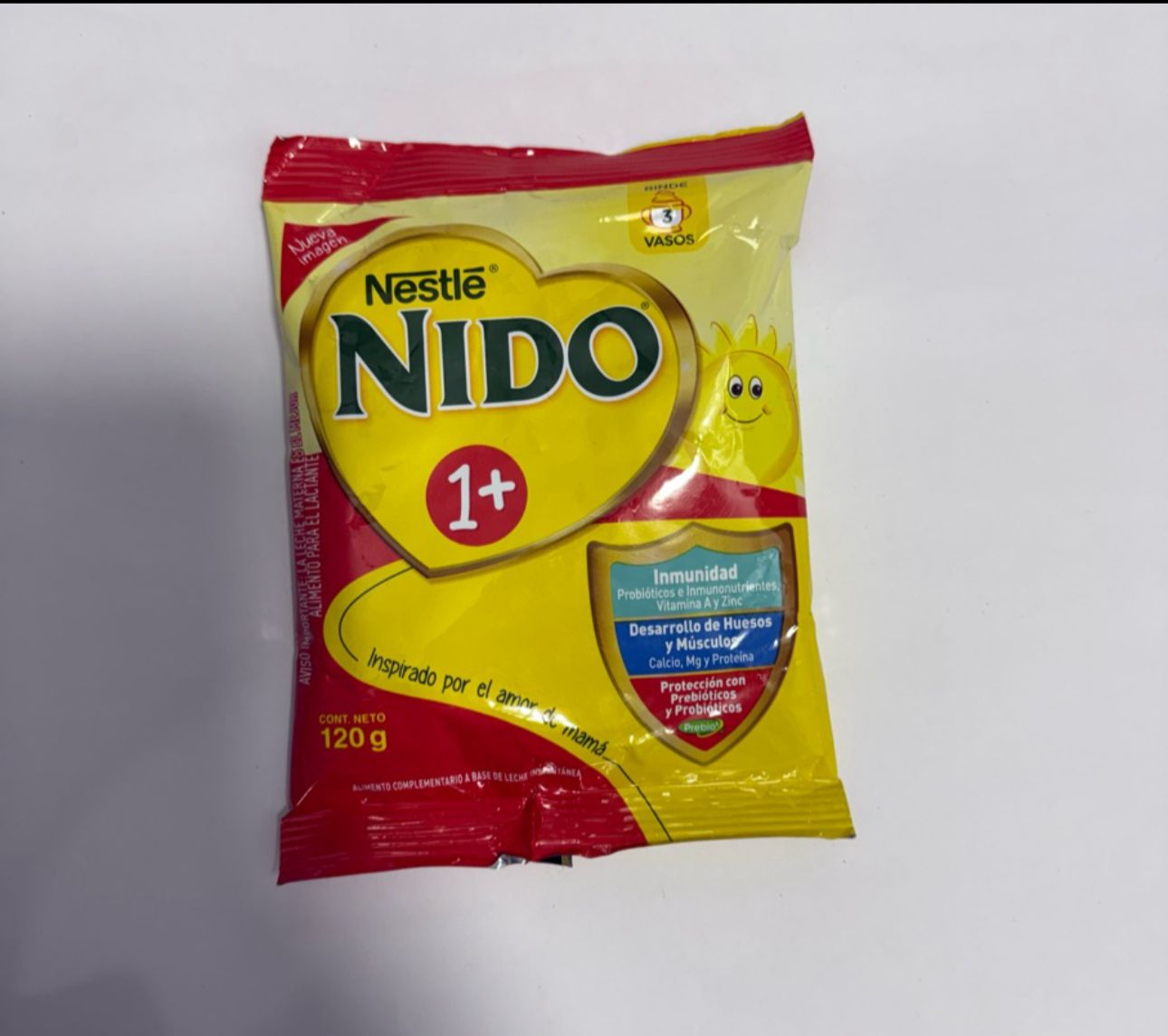 Nido 1+ 120g/ fardo a 155 de 12u