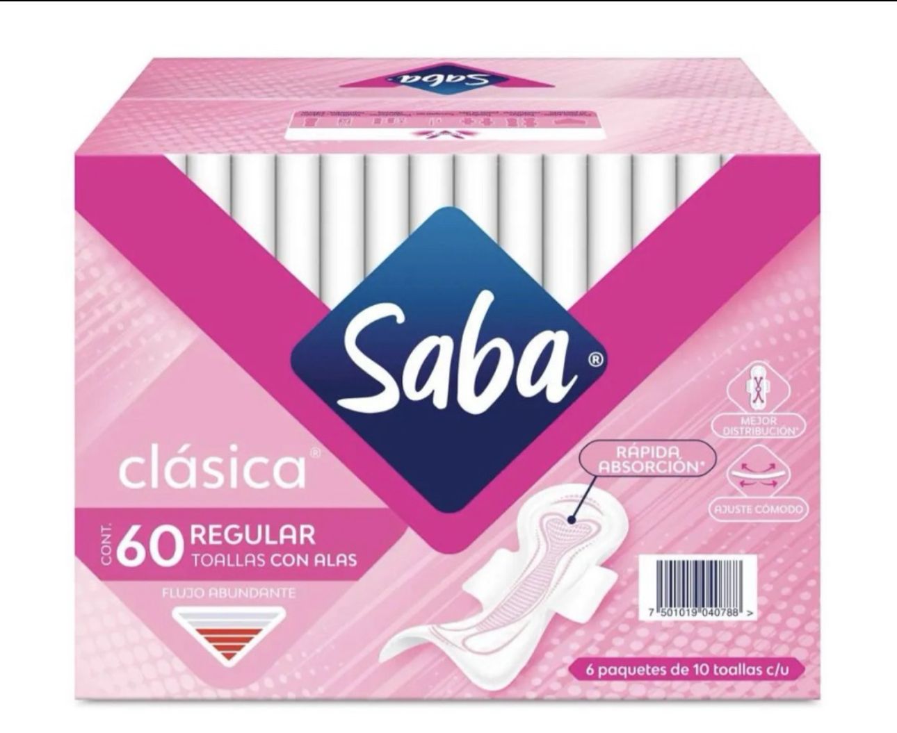 Saba Caja Clasica con Alas