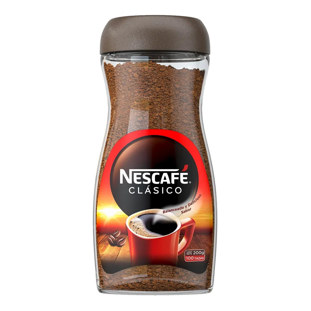 Nescafé Clásico 200g/ Fardo Q830 de 12U